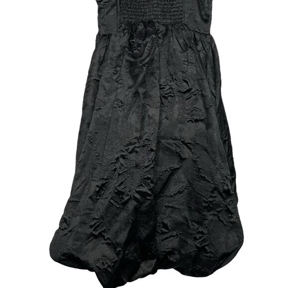 Anthropologie Jacquard Bubble Hem Dress Black Size 10 NEW - Picture 12 of 16